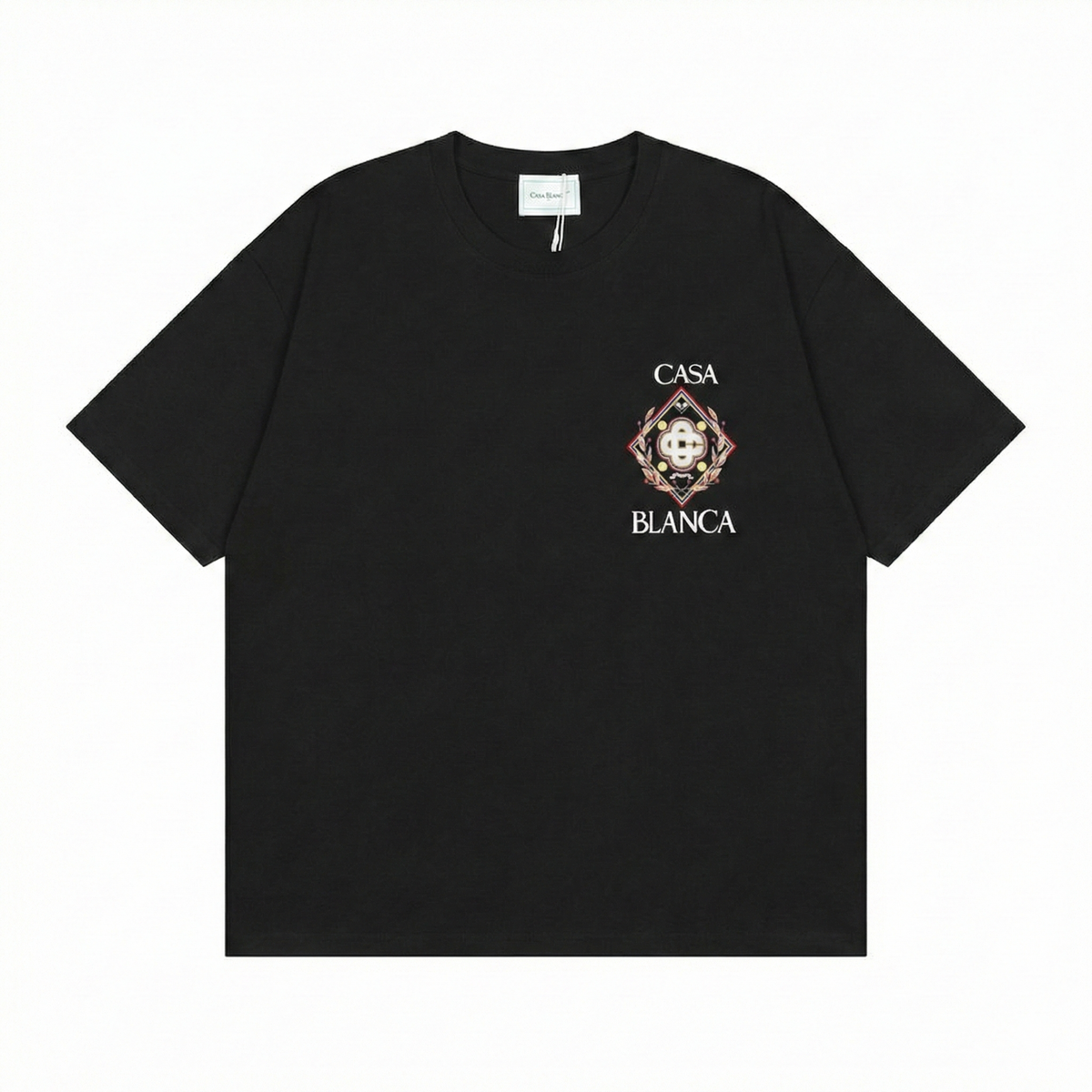 Casablanca Championship Diamond T-Shirt - Black