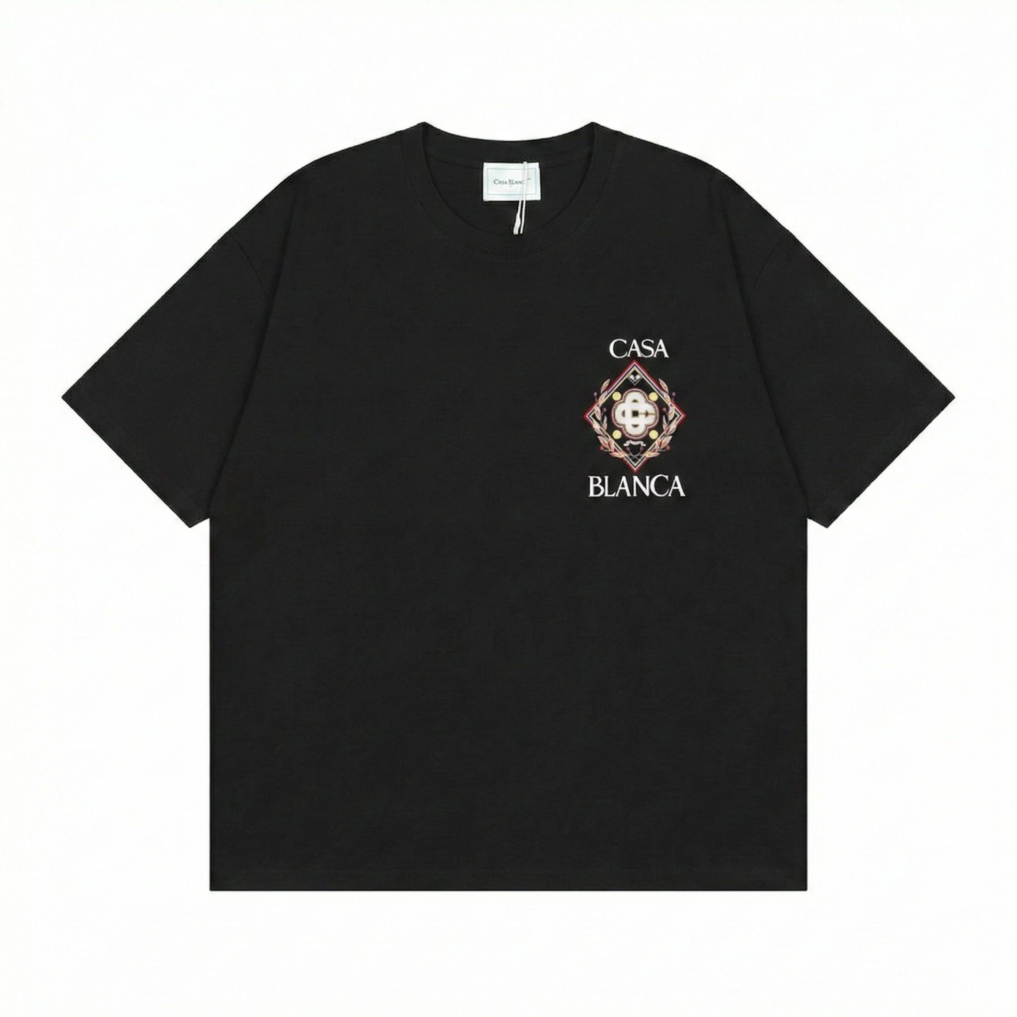 Casablanca Championship Diamond T-Shirt - Black