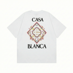Casablanca Championship Diamond T-Shirt - White