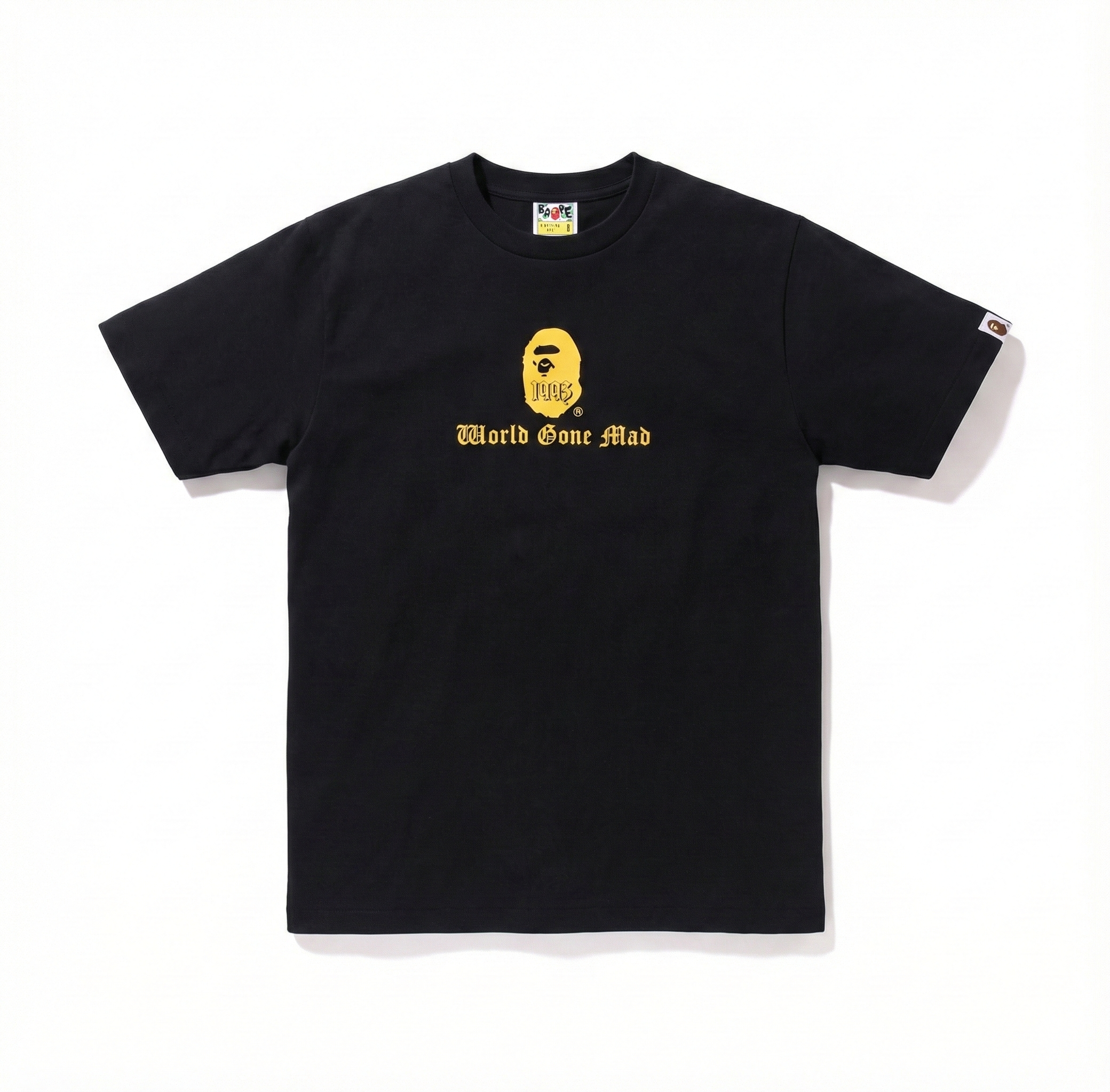 BAPE A Bathing Ape Logo Tee - Black