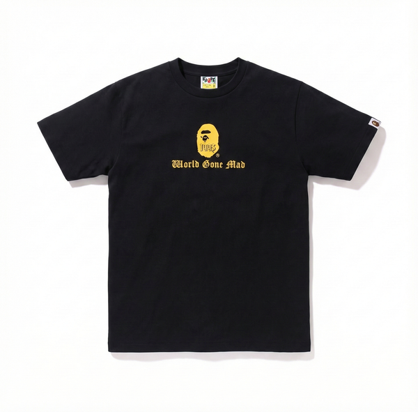 BAPE A Bathing Ape Logo Tee - Black