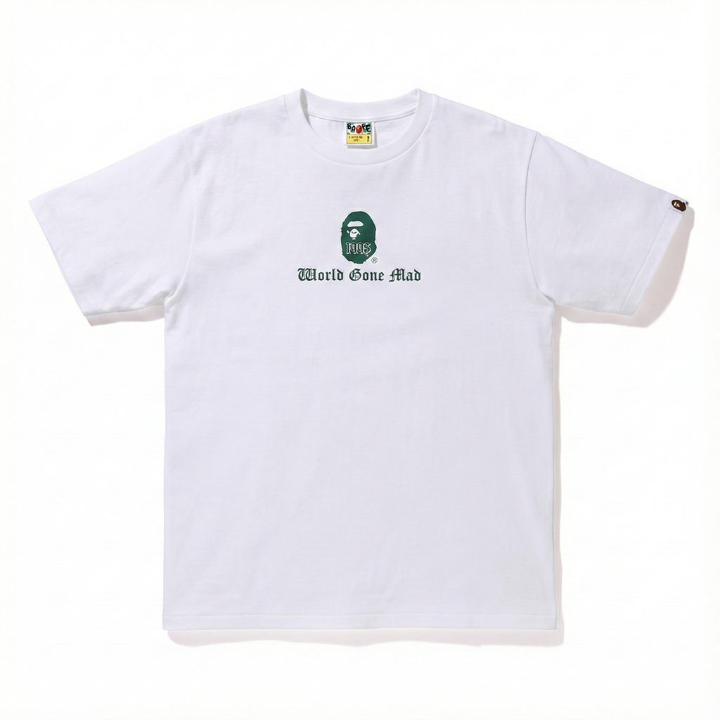 BAPE A Bathing Ape Logo Tee - White