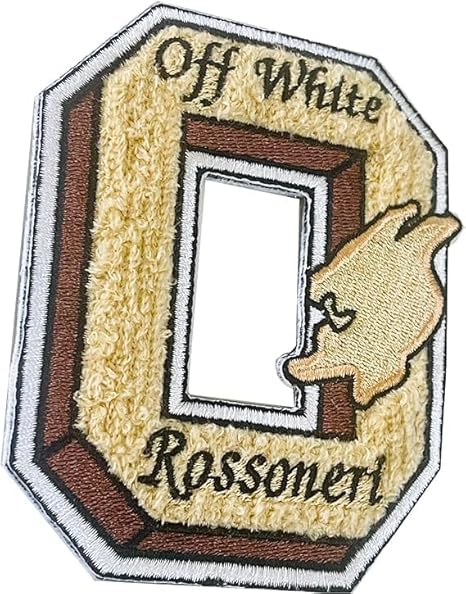 Off-White™ c/o AC Milan "Abloh" Mascot Varsity Jacket - Beige/White