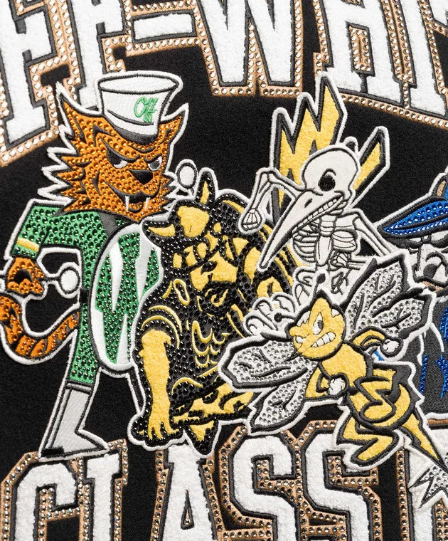 Off-White™ 10-Year Anniversary "Class of 2013" Varsity Jacket - Black/White