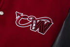 Off-White™ c/o AC Milan Varsity Jacket (Black/Red)