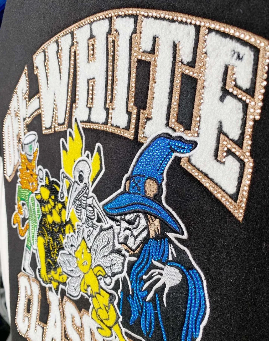 Off-White™ 10-Year Anniversary "Class of 2013" Varsity Jacket - Black/White