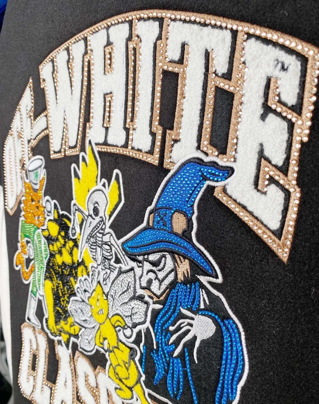 Off-White™ 10-Year Anniversary "Class of 2013" Varsity Jacket - Black/White