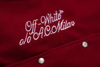 Off-White™ c/o AC Milan Varsity Jacket (Black/Red)