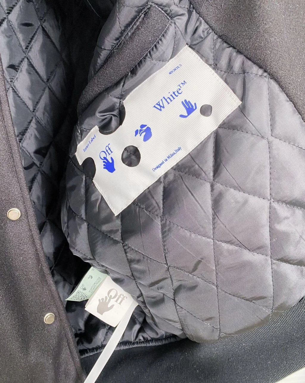 Off-White™ 10-Year Anniversary "Class of 2013" Varsity Jacket - Black/White